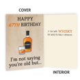 thumbnail image 2 of Tarjeta de cumpleaños de Abeletree con tema de whisky para cumpleaños número 47, 2 of 7