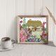 thumbnail image 2 of Hilo Algodón Ecológico Bordado Punto Cruz Casa Morning Glory 14CT 44x38cm, 2 of 9