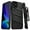 Black, variant on ZIZO BOLT Series iPhone 11 Case - Heavy-duty Military-grade Drop Protection w/ Kickstand Included Belt Clip Holster Tempered Glass Lanyard - Black