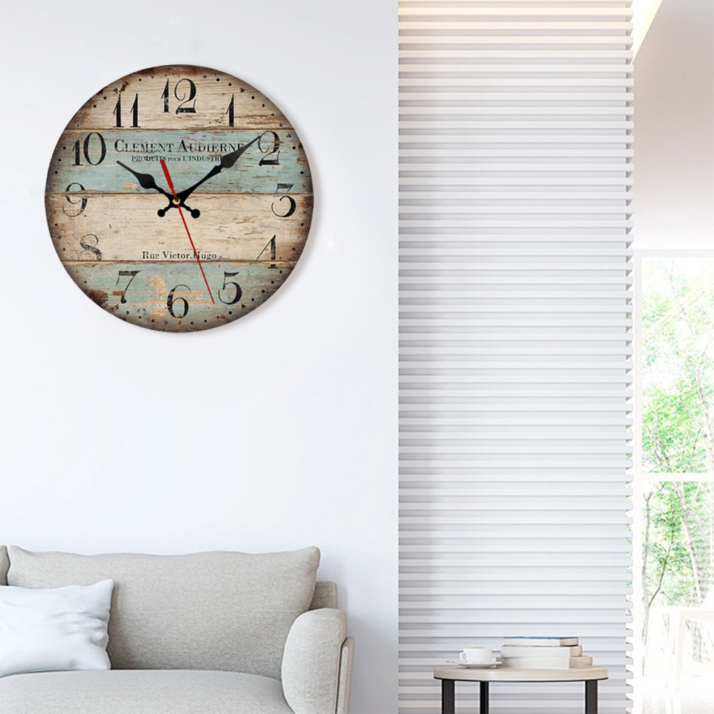 30cm Battery Operated Wall Clock Noiseless Quartz Wall Clock Decor for