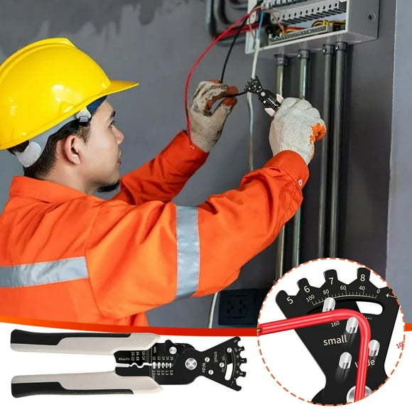 5 In 1 Stripper Plier Electrician's Pulling Pliers Cable And Stripping And Peeling Tools Pressing Pliers