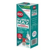 RID SuperMax Advanced Shampoo, Lice Treatment for All Hair Types, 3.4 oz