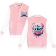 thumbnail image 1 of Chaqueta de béisbol de Lilo Stitch para hombres y mujeres, Sudadera con capucha de los años 90, Y2k, niños, niñas, chaquetas Harajuku, ropa de calle, abrigos universitarios, 1 of 4