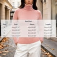 thumbnail image 4 of Womens Sweaters Classic Long Sleeve Turtleneck Lightweight Soft Sweaters Casual Basic Stretchy Slim Fit Knitted Pullover Tops,Sizes M-3XL, 4 of 8