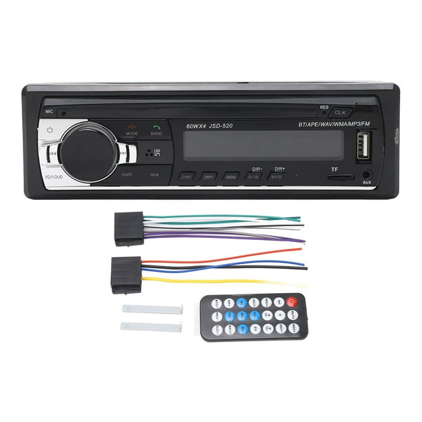 Radio para coche con control de voz IA, pantalla LED, conexión dual, manos libres, USB 2.0, receptor estéreo para escuchar música