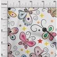 thumbnail image 2 of oneOone Cotton Flex White Fabric Butterflies Craft Projects Decor Fabric Printed By The Yard 40 Inch Wide-RF, 2 of 6