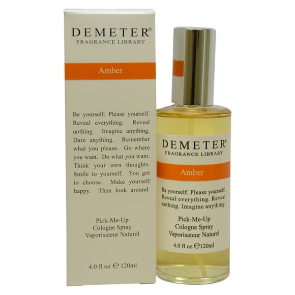 Amber by Demeter pour Femmes - Vaporisateur d'Eau de Cologne 4 oz