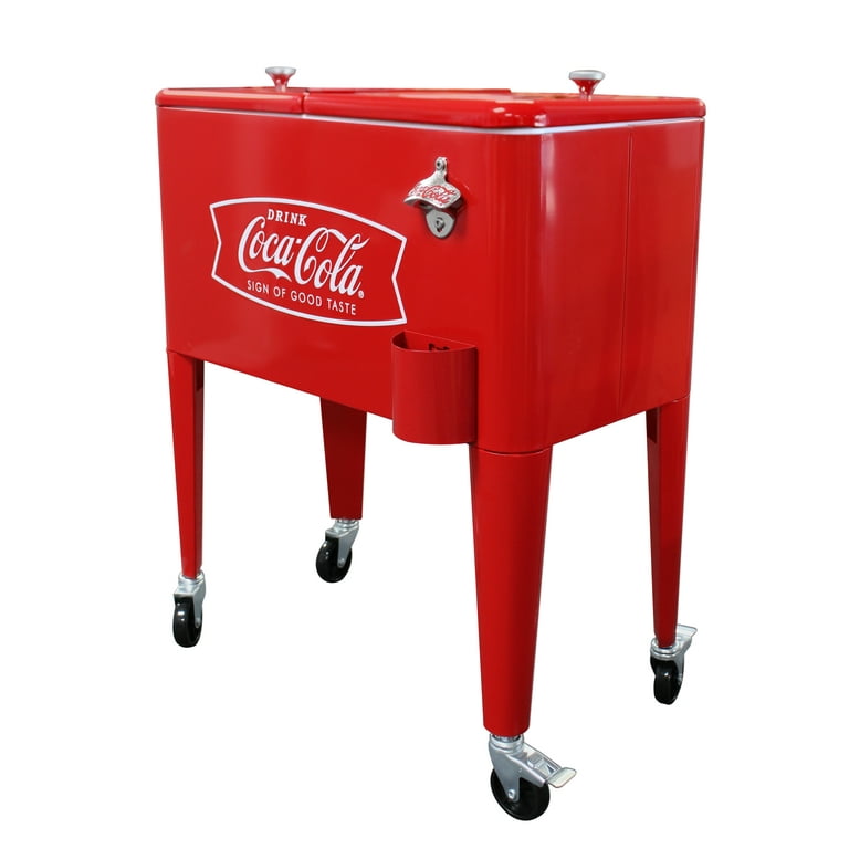 Leigh Country Coca-Cola Retro Metal 60 qt. Outdoor Patio Cooler
