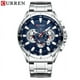 thumbnail image 1 of Reloj Curren Masculino Resistente al Agua 8363 Azul, 1 of 4