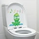 thumbnail image 4 of Adhesivo De Couvercle De Toilette Grenouille Chantante, Adhesivo Mural De Decoración De Interior, 4 of 5