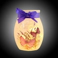 thumbnail image 3 of Stony Creek Butterfly Kisses Pre-Lit Small Electric Flowers Jsk3280 Purple, 3 of 3