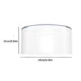 thumbnail image 2 of Round Clear Acrylic Fillable Cake Display Board Cake Edge Smoother Scraper Decor Baking Tools Party Wedding Cake Stand Tools, 2 of 5