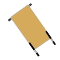thumbnail image 1 of Reposapiés de Avión para Niños, Extensión de Asiento de Avión para Niños Pequeños, Cojín de Asiento Portátil Ajustable, Cama de Avión Ligera para Niño Naranja, 1 of 9