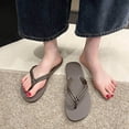 thumbnail image 4 of Flip Flops for Women Men Arch Support Comfort Recovery Slide Sandals Resistant Shower Shoes Lightweight Soft Footbed Thong Sandals, 4 of 5
