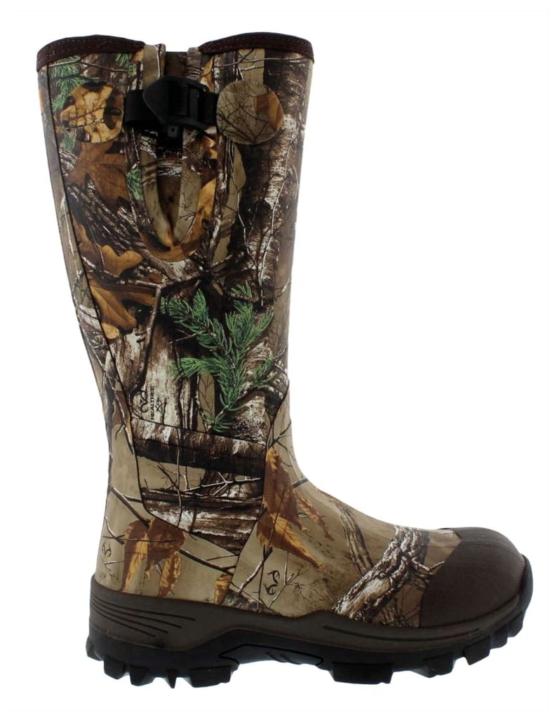 field & stream men's swamptracker realtree xtra waterproof 1g rubber hunting boots