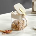 thumbnail image 2 of Estbridge Spice Jars  4oz Small Glass Jars with Airtight Lid  Airtight Glass Jars for Spices  Art Craft Storage Clear Glass Canisters Spice Containers Sugar Container, 2 of 6