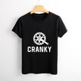 thumbnail image 3 of Cranky Women’s Cotton Short Sleeve T-Shirt HD Graphic Print Casual Crew Neck Tee 2XL, 3 of 6