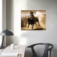thumbnail image 3 of Nawypu Bull Riding Bull Rider Art Poster，Western Art, Bull Riding Art, Rodeo Art Posters Wall Art Paintings Canvas Wall Decor Home Decor Living Room Decor Aesthetic, 3 of 4