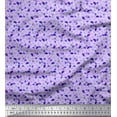 thumbnail image 1 of Soimoi Crepe Silk Fabric Dot,Floral & Heart Print Fabric by Yard 42 Inch Wide, 1 of 1