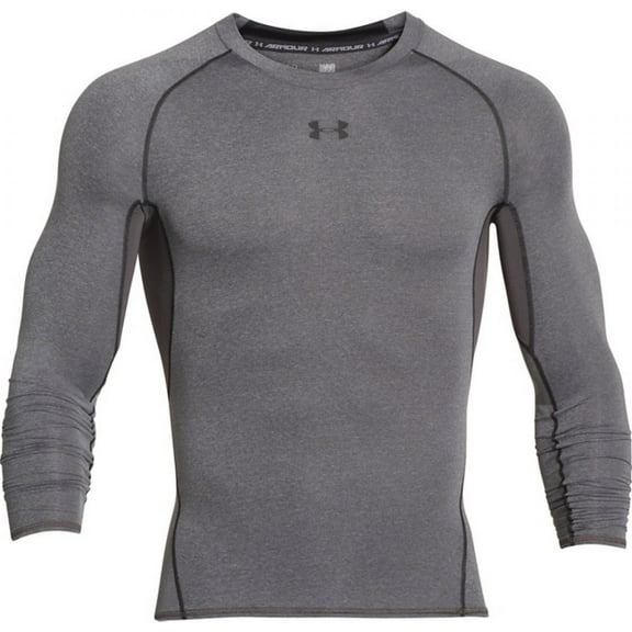 Under Armour Men's HeatGear Armour Long Sleeve Shirt CARBON 2XL
