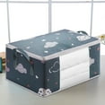 thumbnail image 1 of Large Comforter Storage Bag with Handles - King Size Organizer for Blankets, Pillows, Bedding & Clothes, Space Saving Mothproof Design, 1 of 8