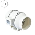 thumbnail image 2 of Duct Round 4 Inch Exhaust Ventilation Fan Kitchen Household Extractor Fan Bathroom Exhaust Fans US Plug,1 x Extractor Fan, 2 of 7