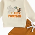 thumbnail image 4 of TOWED22 Toddler Boy Halloween Clothes Set 6 12 18 24 Months 2T 3T 4T 5R 6T 7T 8T 9T Baby Boys Outfits Winter Sweatsuits,White,18-24 M, 4 of 4