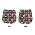 thumbnail image 3 of Daiia funny Skull star Pattern Women's 2 in 1 Running Shorts - Lightweight Athletic Workout Gym Yoga Shorts Liner with Phone Pockets-Large, 3 of 7
