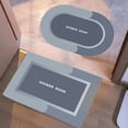 thumbnail image 4 of Tyidzon Bathroom Rugs Sets 2 Piece Non-Slip Bath Mat Super Absorbent Quick Dry Bathroom Mat in Front of The Kitchen Sink, Shower Room, Bathtub (16"x24", Blue), 4 of 9