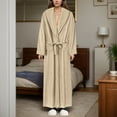 thumbnail image 2 of Celivon Terry Cloth Robes For Women Spring Autumn Long Pajamas Smooth Water Absorbing Quick Drying Nightgown Bathrobe, 2 of 4