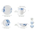 thumbnail image 5 of Fitz and Floyd Bloom 32-Piece Porcelain Tableware Set (service for 8), 5 of 7