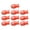 Orange red, variant on Pack Of 10 Colorful Ceramic Fish Beads Hand Painted Spacers For Jewelry Crafts