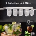 thumbnail image 2 of Ice Maker Countertop, Portable Ice Machine with Self-Cleaning, 26.5lbs/24Hrs, 9 Bullet Ice Cubes in 6 Mins, Ice Basket and Scoop, Ideal for Home, Kitchen, Bar, Camping, 2 of 14