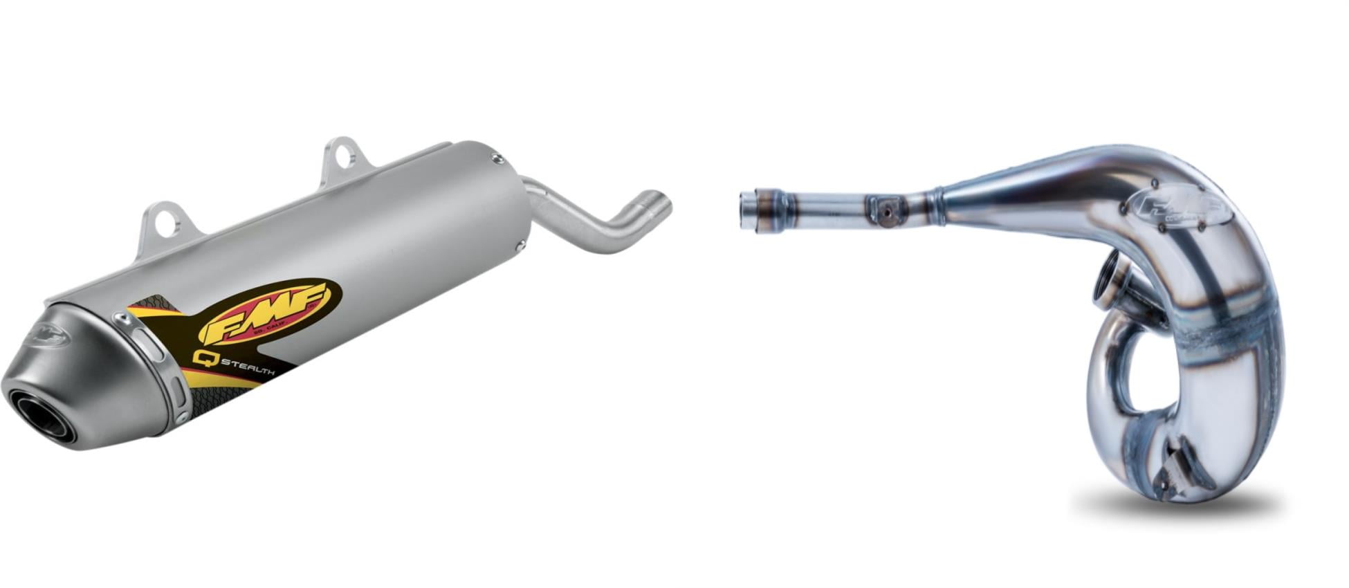 Factory Fatty Exhaust Pipe & Q Stealth Spark Arrestor Silencer for KTM