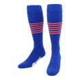 thumbnail image 2 of TcK Chaussettes de Baseball Softball Performance (RoyalWhiteScarlet, Petit), 2 of 4