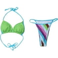 thumbnail image 6 of 13 Going On 30 Jenna Swimsuit Two-Piece Set Beach Bikini Sexy Swimwear Bathing Suit, 6 of 7