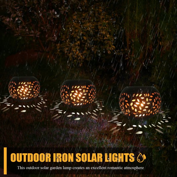 Linterna Solar Lantern Garden 600Mah Lawn Lamp Retro para Patio Lawn Yard Pathway Black Ndcxsfigh Para estrenar