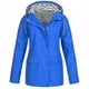 thumbnail image 3 of Hombres y mujeres de la chaqueta de lluvia de tela impermeable completo punzonado chaqueta chaqueta de deportes al aire libre, 3 of 6
