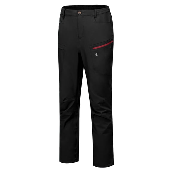 Little Donkey Andy Mens Waterproof Breathable Rain Pants Lightweight Quick Dry Stretch Golf Hiking Pants Black S