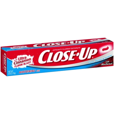 Close-Up Toothpaste Gel Whitening Sparkle 6 oz