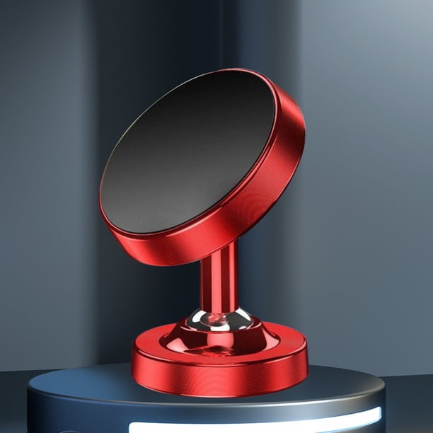 Soporte Para Teléfono Soporte Magnético Para Teléfono De Coche 360 Giratorio Para Iphone 14 13 12 Pro Max (Rojo) WDOplteas Para estrenar