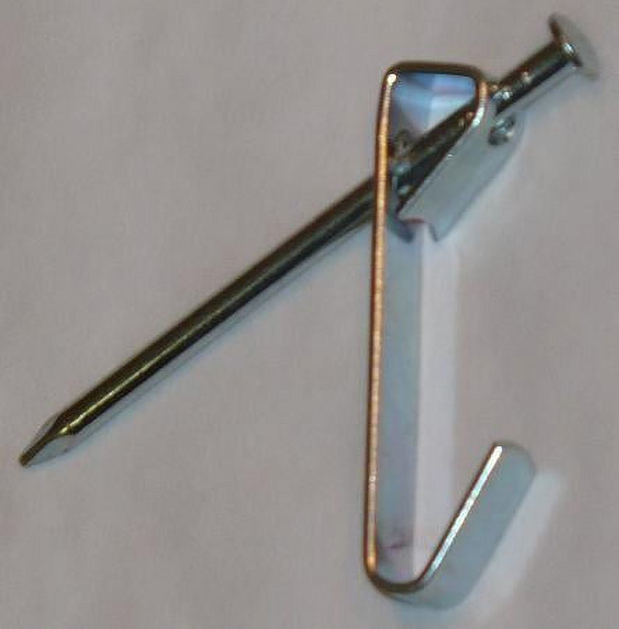 50 lb Picture Hangers, Supports up to 50 Pounds, Set of 100 (100 Hangers & 100 Nails)