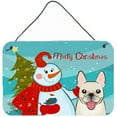 thumbnail image 7 of Carolines Treasures Snowman with Schnauzer Wall or Door Hanging Prints 8x12 multicolor, 7 of 7
