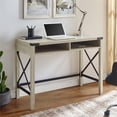 thumbnail image 2 of 42" Farmhouse Metal & Wood Desk - White Oak, 2 of 5