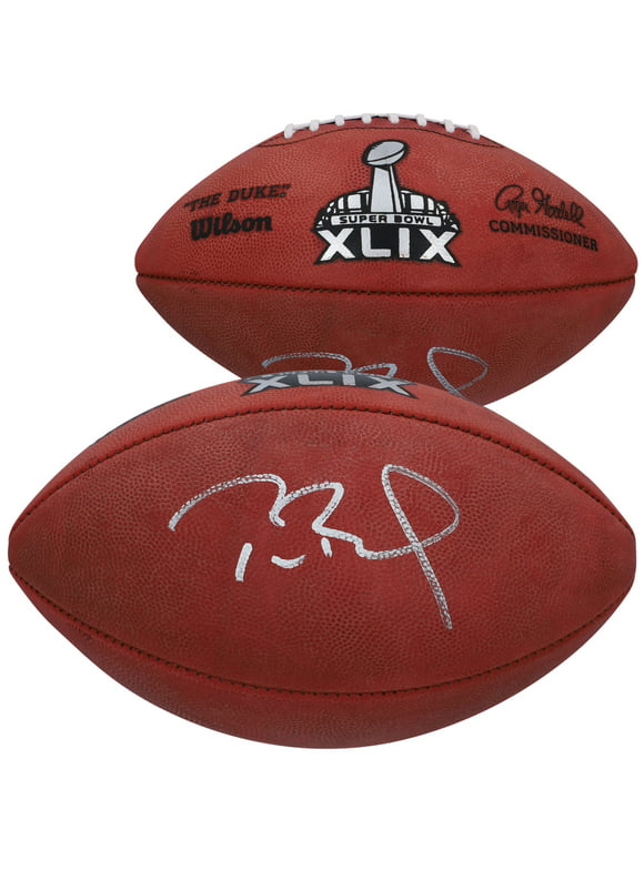 Tom Brady New England Patriots Autographed Super Bowl XLIX Pro Football - Fanatics Authentic Certified