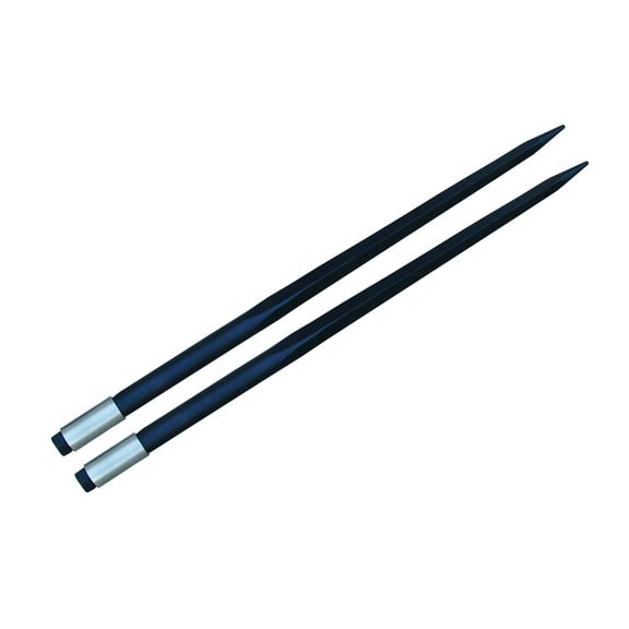 49" Hay Bale Spear - Square Forged - with Weld In Sleeve - Conus 2 - Lot of 2