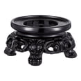 thumbnail image 3 of Black Resin Crystal Ball Stand for Decor Stably Hold Clear Sphere Perfect for Home Desktop Display, 3 of 8