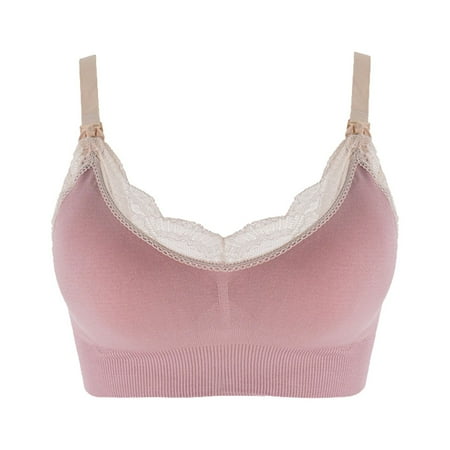 

Plus Size Version Pregnant Before Opening Maternity Sports Pregnant Women Tube Top Wireless Seamless Breastfeeding Bra Female Bralette Fitness Everyday Lingerie