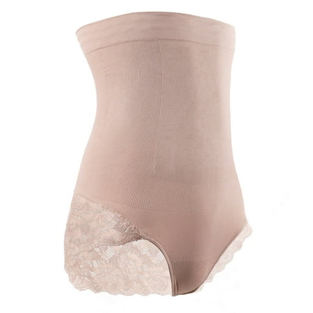 

High Waist Lace Seamless Body Shaper Briefs Tummy Control Panty Shapewear for Women