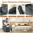 thumbnail image 3 of Korser Power Small Recliner Chair for Small Spaces with Wheels and USB Ports for Living Room,Charcoal Gray, 3 of 8